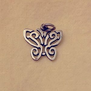 James Avery silver Lacey butterfly charm